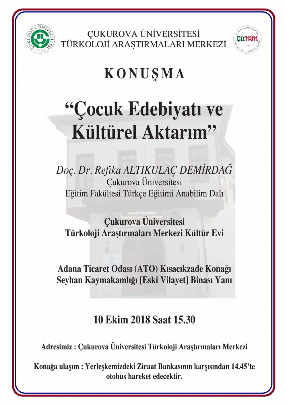 Çocuk Edebiyatı ve Kültürel Aktarım