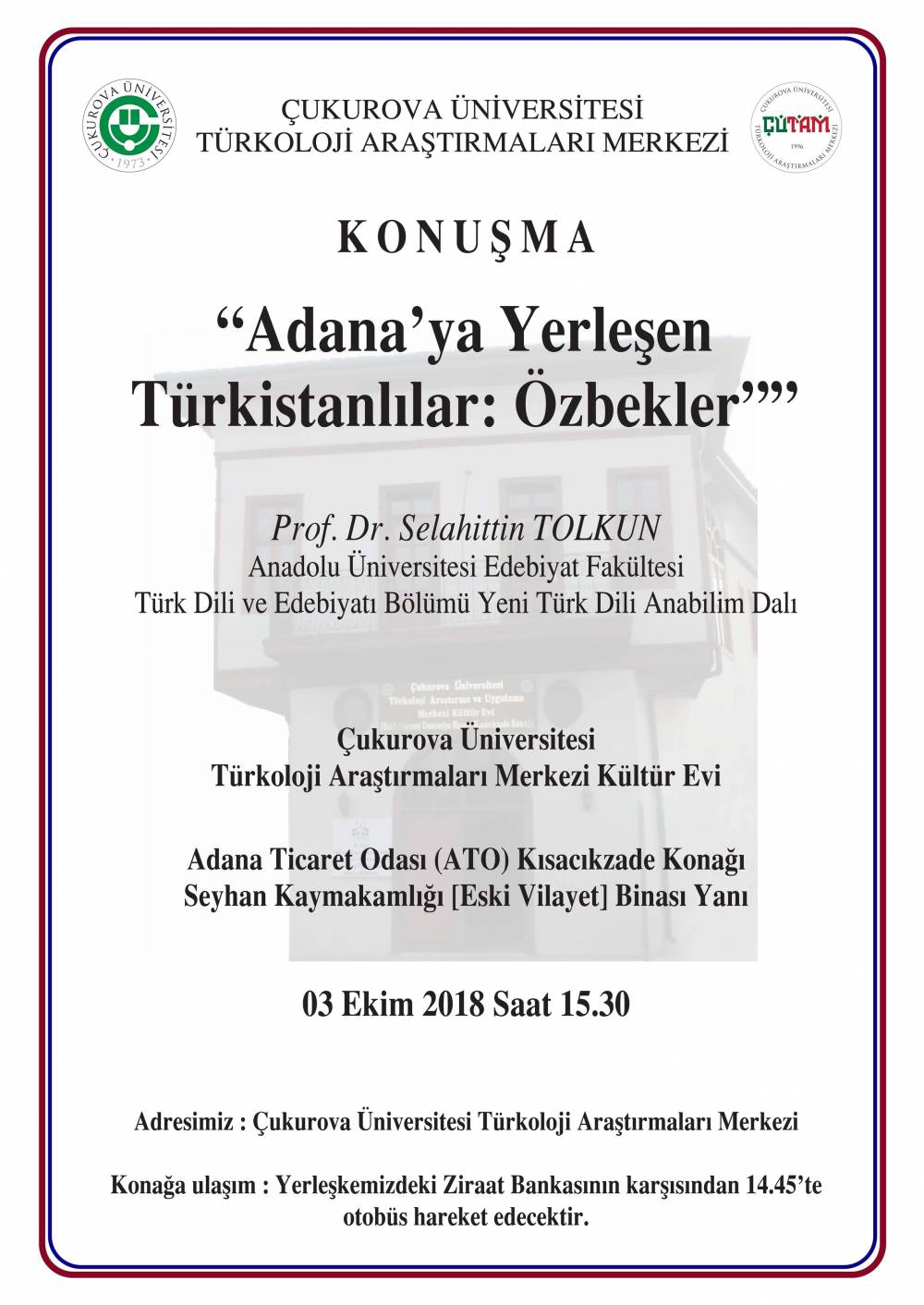 Adana'ya Yerleşen Türkistanlılar: Özbekler